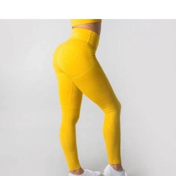 Alphalete Pants - Alphalete Revival R6 yellow leggings size M